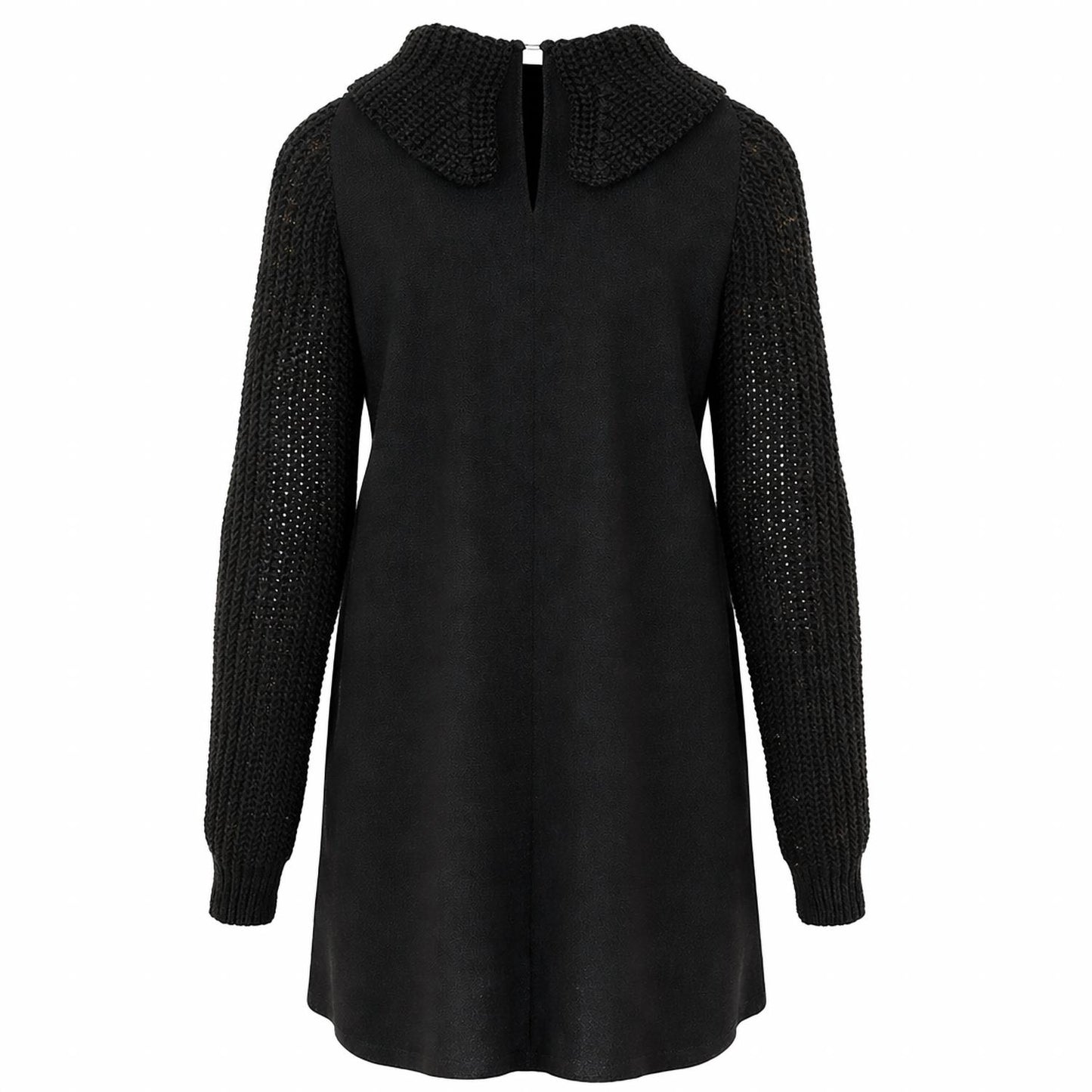Peter Pan Collared Knit Dress