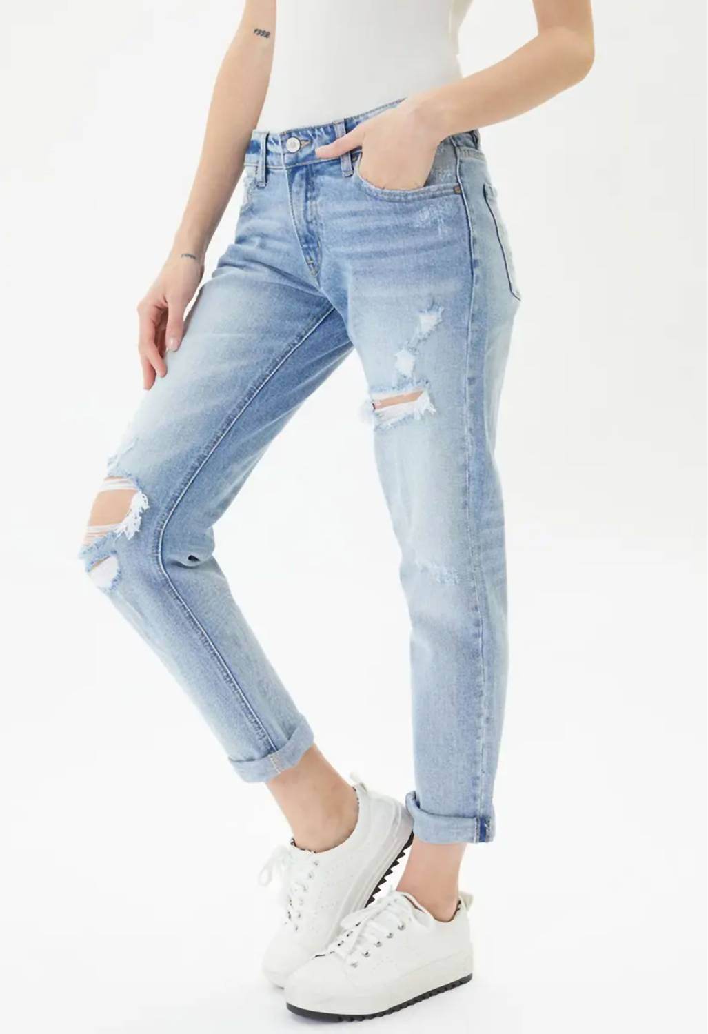 KESTAN - Georgia Mid-rise Boyfriend Jeans - Rack Hunt -