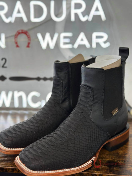 Caval - Women's Botin Exotico Python Boot - Rack Hunt -