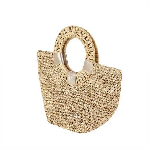 Florabella - Crochet Raffia Small Tote - Rack Hunt