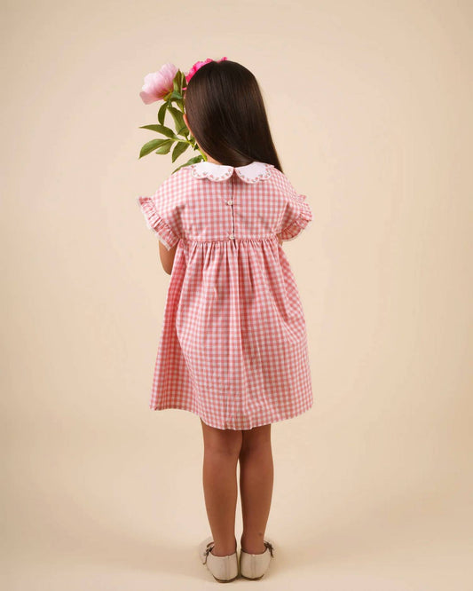 Lila Gingham Check Dress