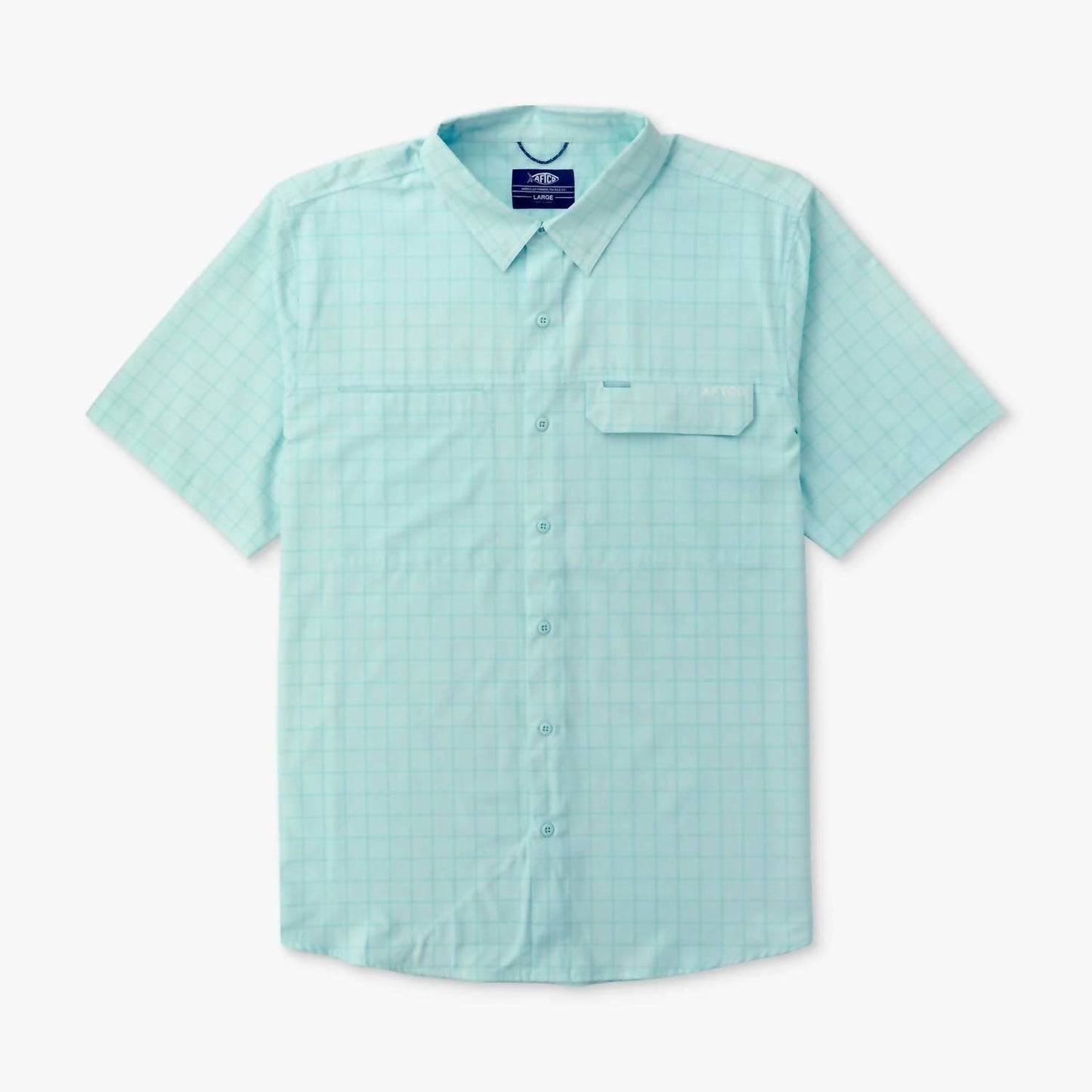 AFTCO - Air-o Mesh Printed Short Sleeve Button Down Shirt - Rack Hunt -