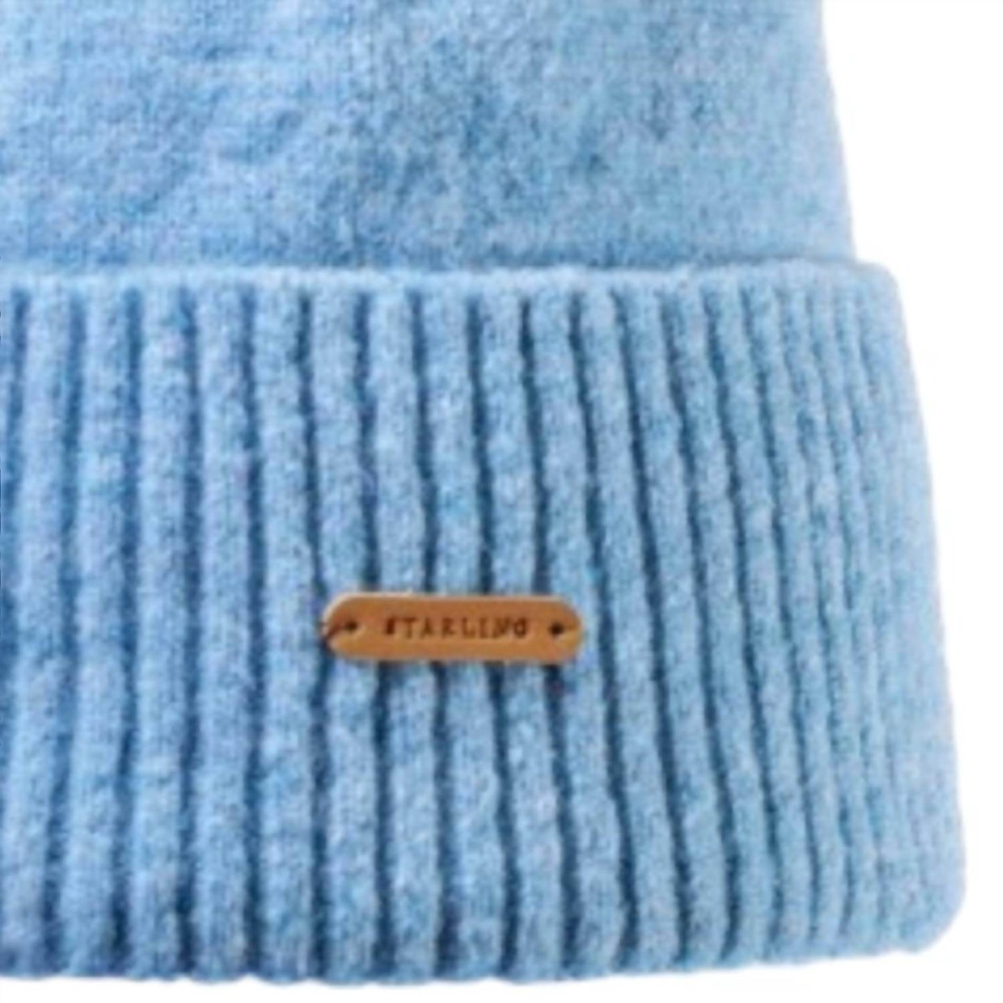 Starling Hats - Women's Tristano Faux Fur Pom Beanie Hat - Rack Hunt -