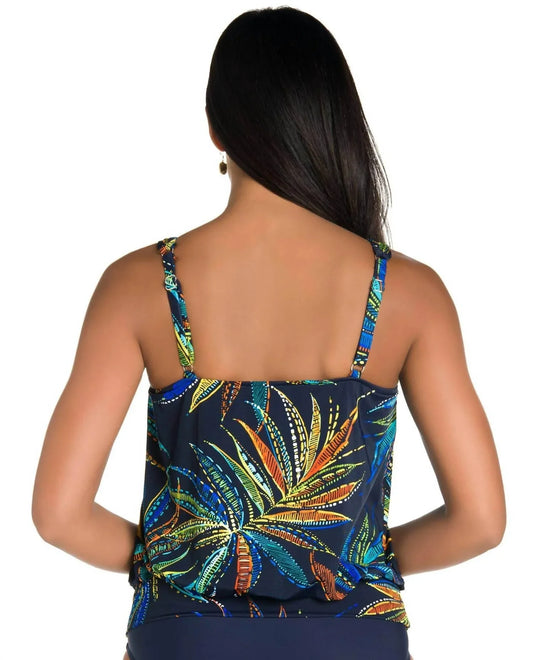 Shape Solver - Blouson Tankini Top - Rack Hunt