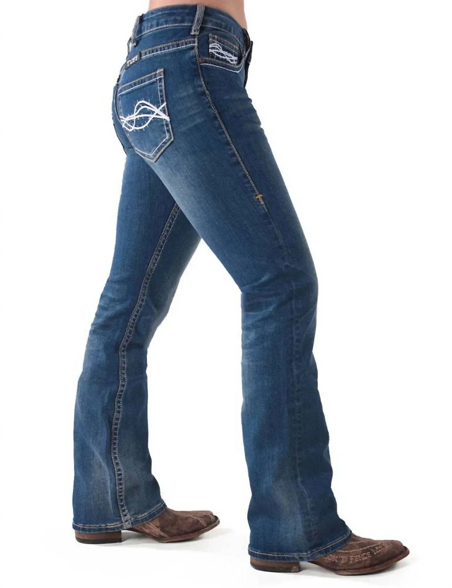 Cowgirl Tuff - Don't Fence Me In Bootcut Jeans - Rack Hunt