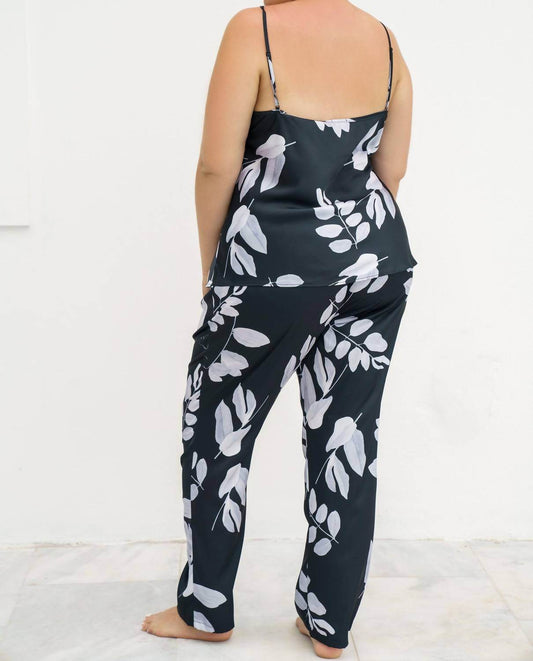 ISAYES - Floral Scoopneck Pajama Set - Plus - Rack Hunt -