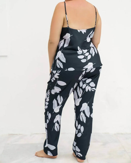 ISAYES - Floral Scoopneck Pajama Set - Plus - Rack Hunt