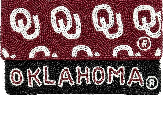 Women's Oklahoma Sooners Licensed Mini Clutch Bag