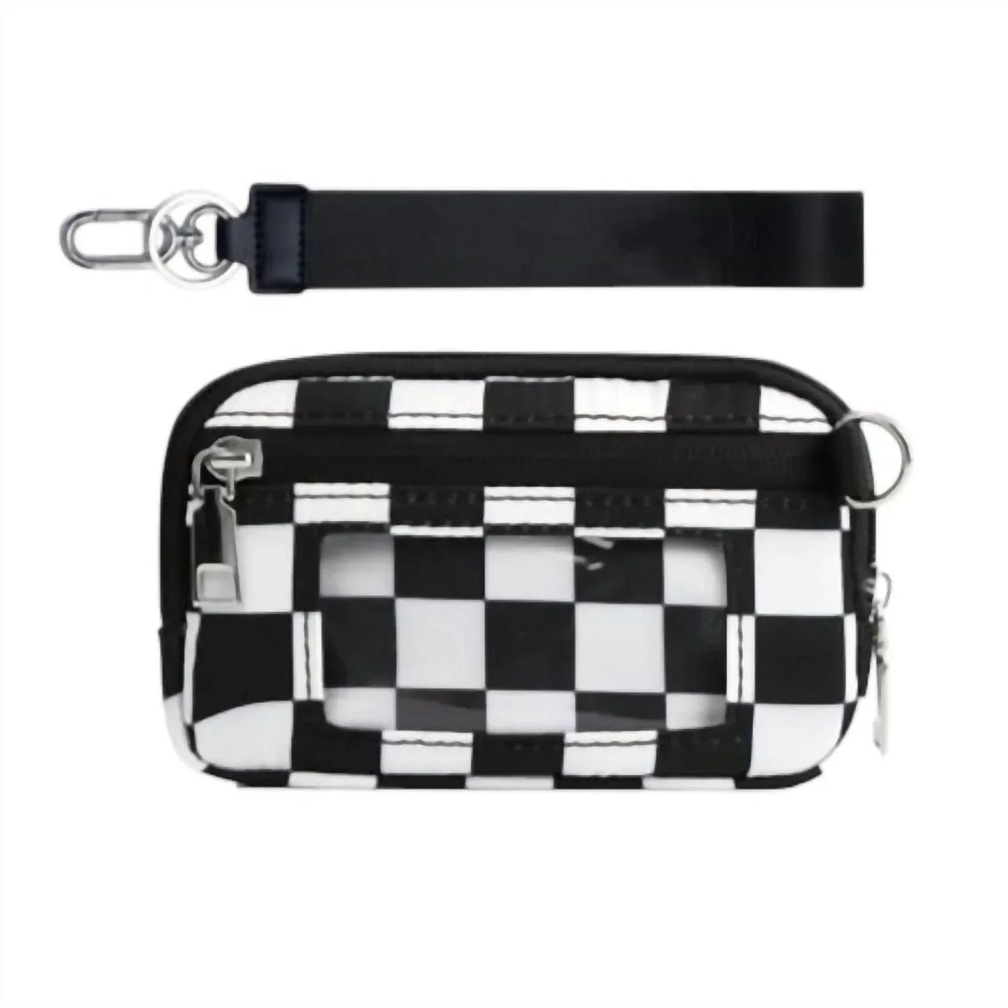 The Lyrical Spirit - Women's Checkered Id Wallet Nylon Wristlets - Rack Hunt