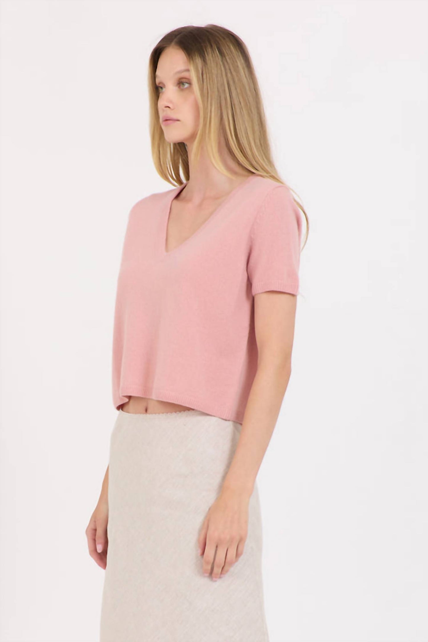 Kadri Cashmere V-Neck Tee