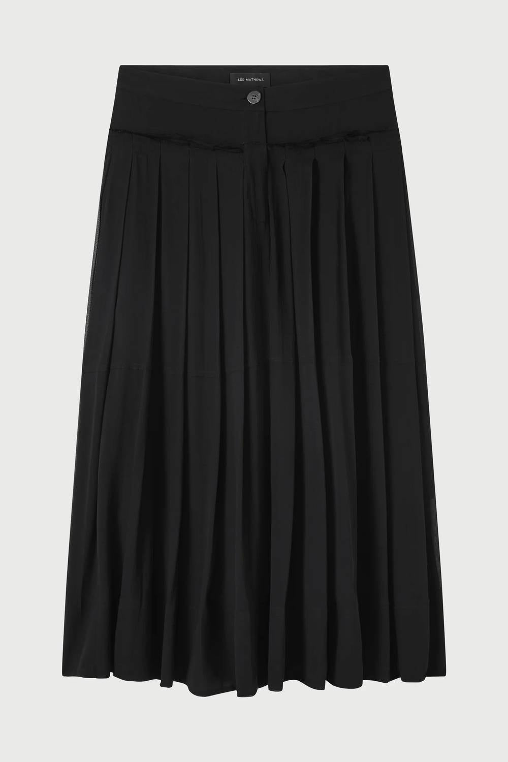 Sofia Pleated Midi Skirt