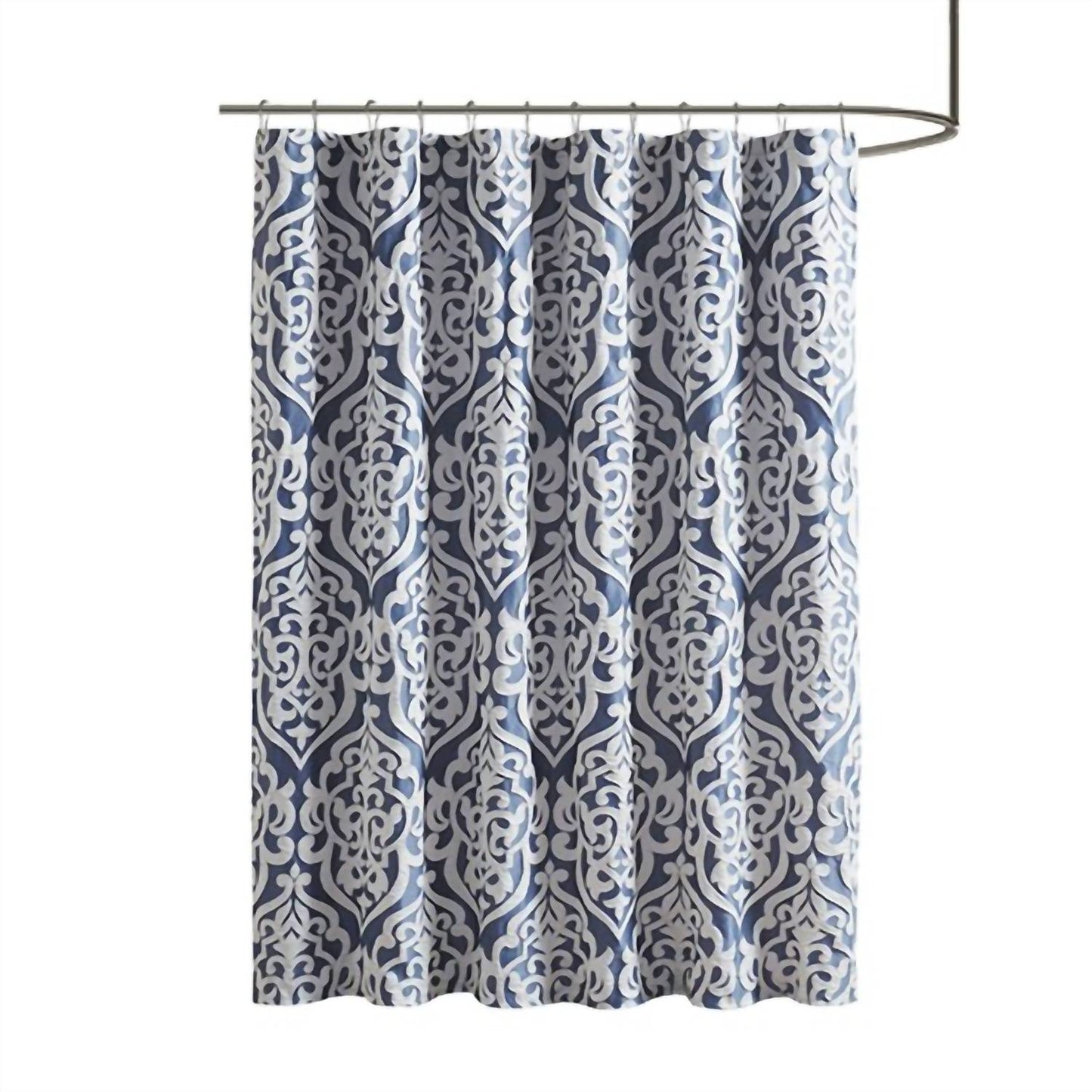 Madison Park Jacquard Shower Curtain