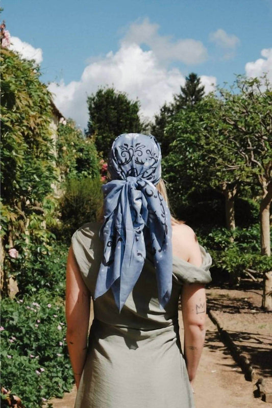 Maison Lecomte Flament - Riviera Cotton Bandana Scarf - Rack Hunt -