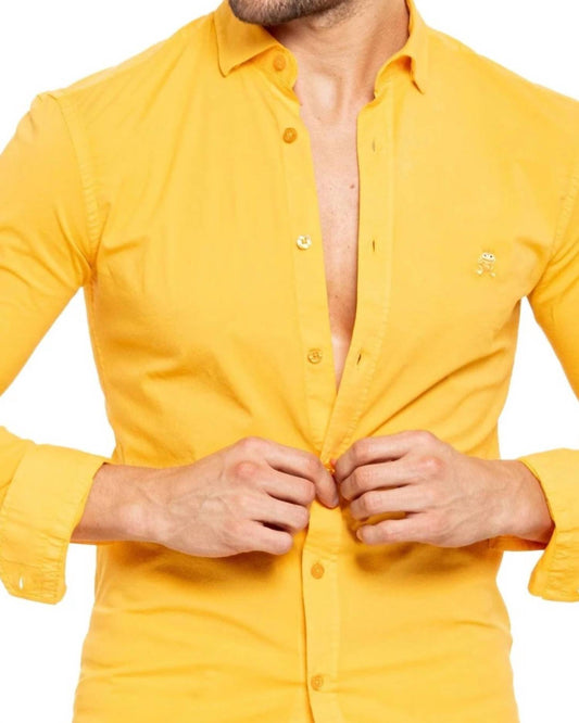 Frog Stretch Button Down Shirt