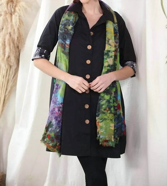 KikiSol - A-Line Jacket With Buttons & Pockets - Rack Hunt