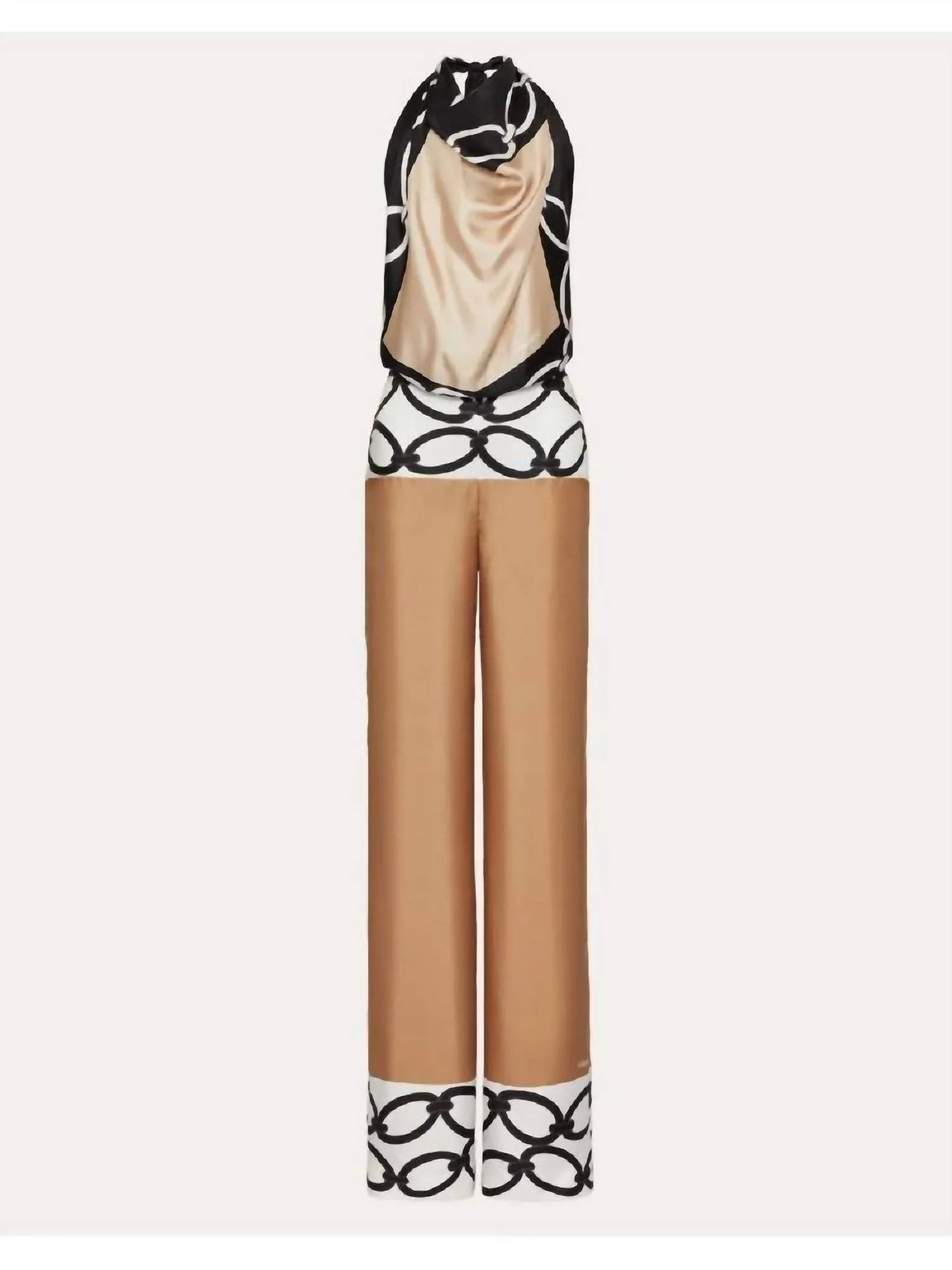 Valentino - Silk Twill Jumpsuit - Rack Hunt