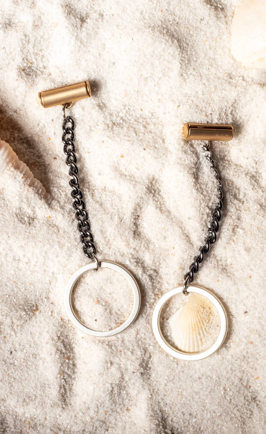 Women's Chained Together Earrings