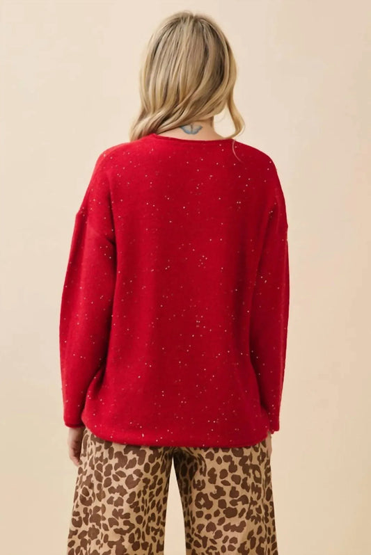 GeeGee X Lovelo - Ruby Glow Sweater - Rack Hunt