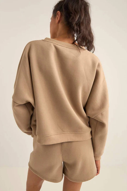 Fleece Crew Neck Sweatshirt