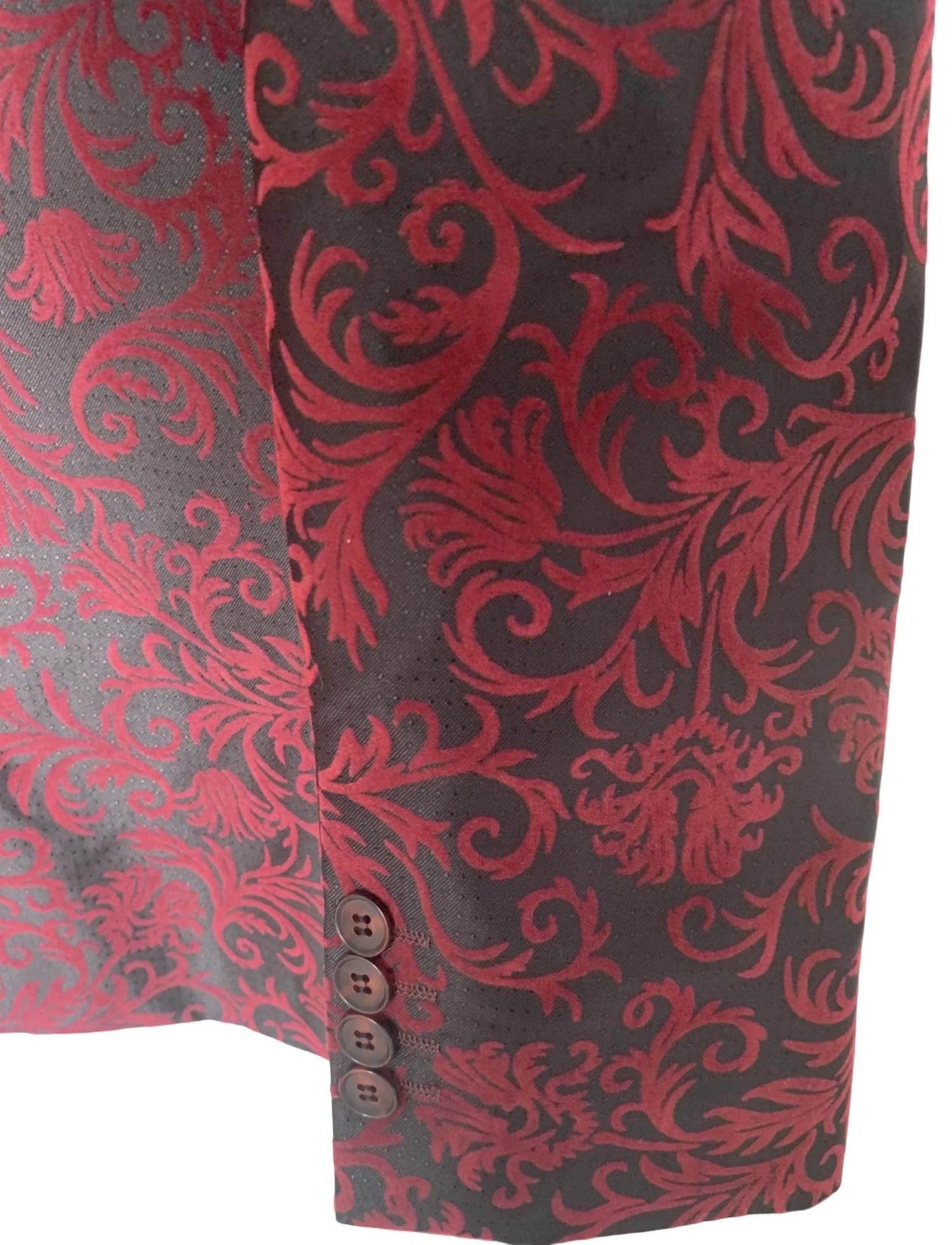 Carlos Amorin - Men Jacquard Floral Blazer - Rack Hunt -