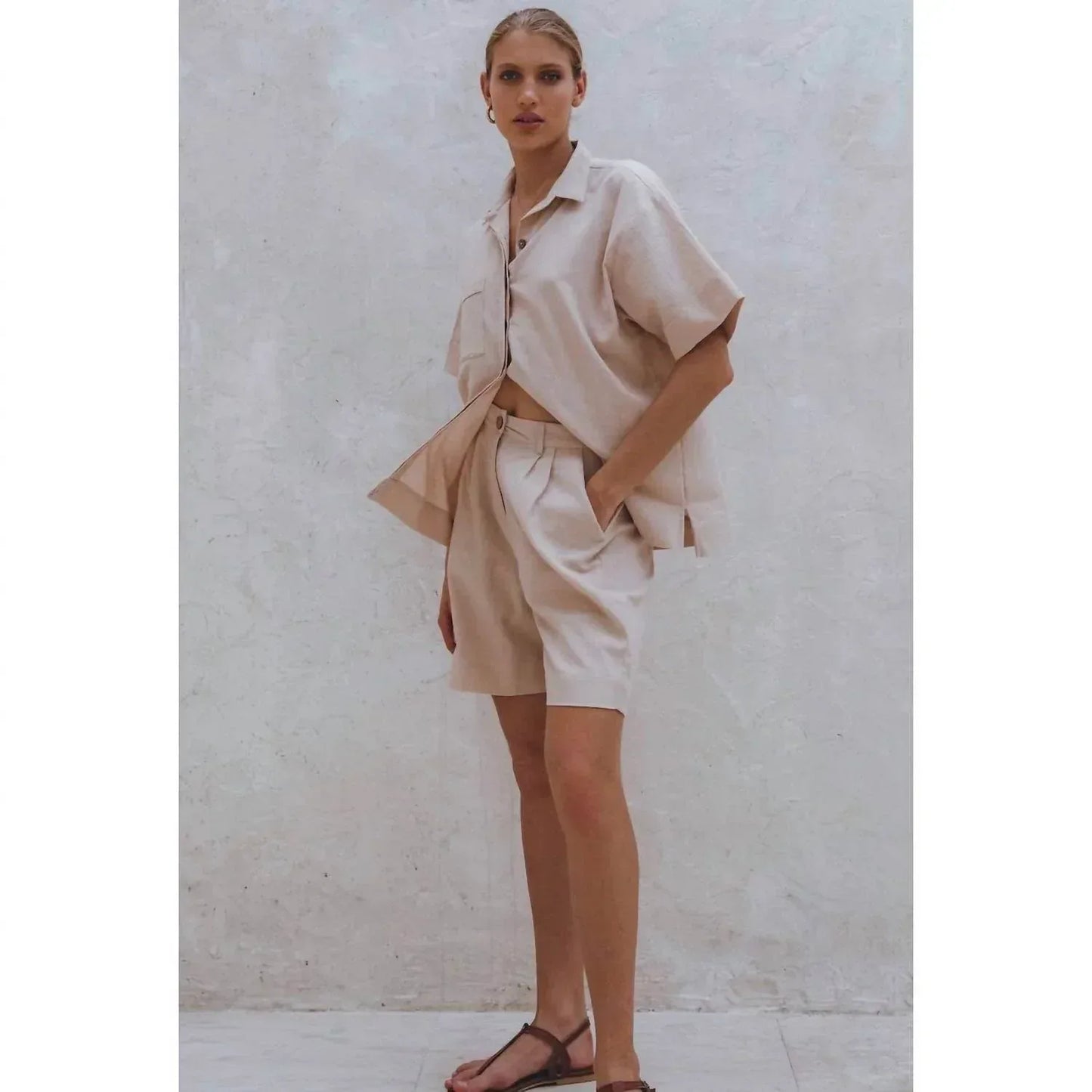 Bali Lane - Mykonos Linen Short - Rack Hunt