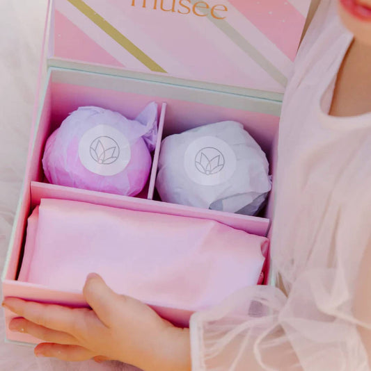 Girl's Visions Of Sugarplums Bath Balm & Eye Mask Set