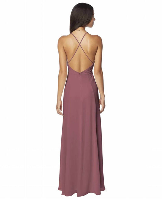 Bill Levkoff - Chiffon V Neck Surplice Bridesmaid Dress - Rack Hunt -