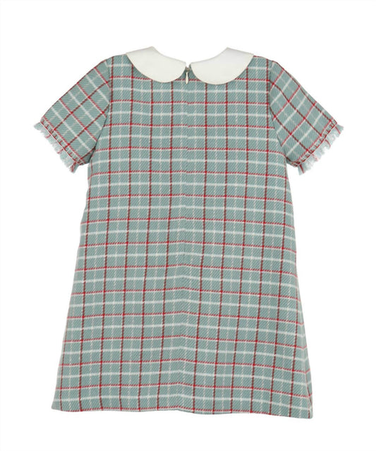 Luli & Me - Girl's Plaid Frayed A-line Dress - Rack Hunt -