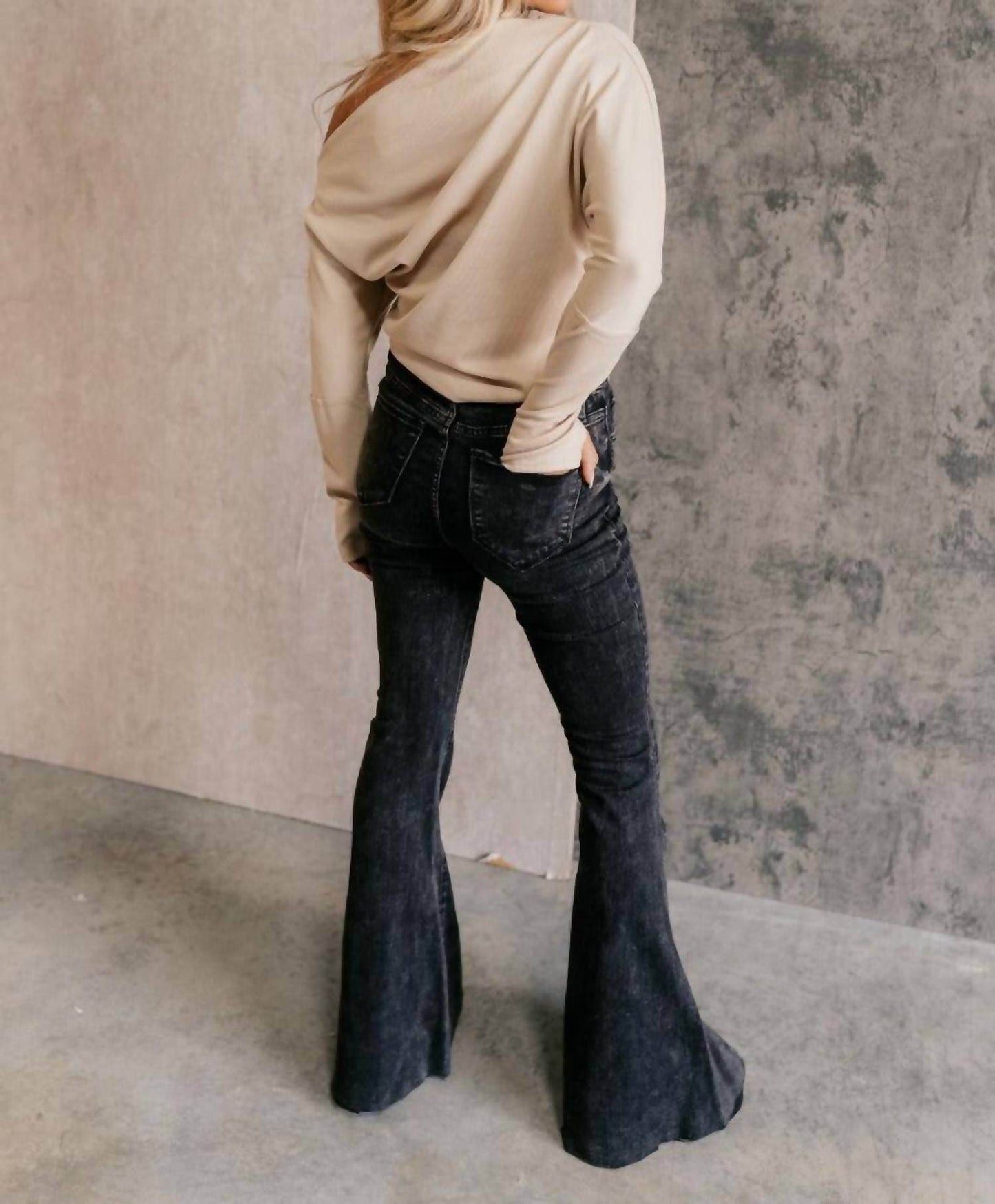 Roots - Kamila Button Fly Flare Jeans - Rack Hunt -