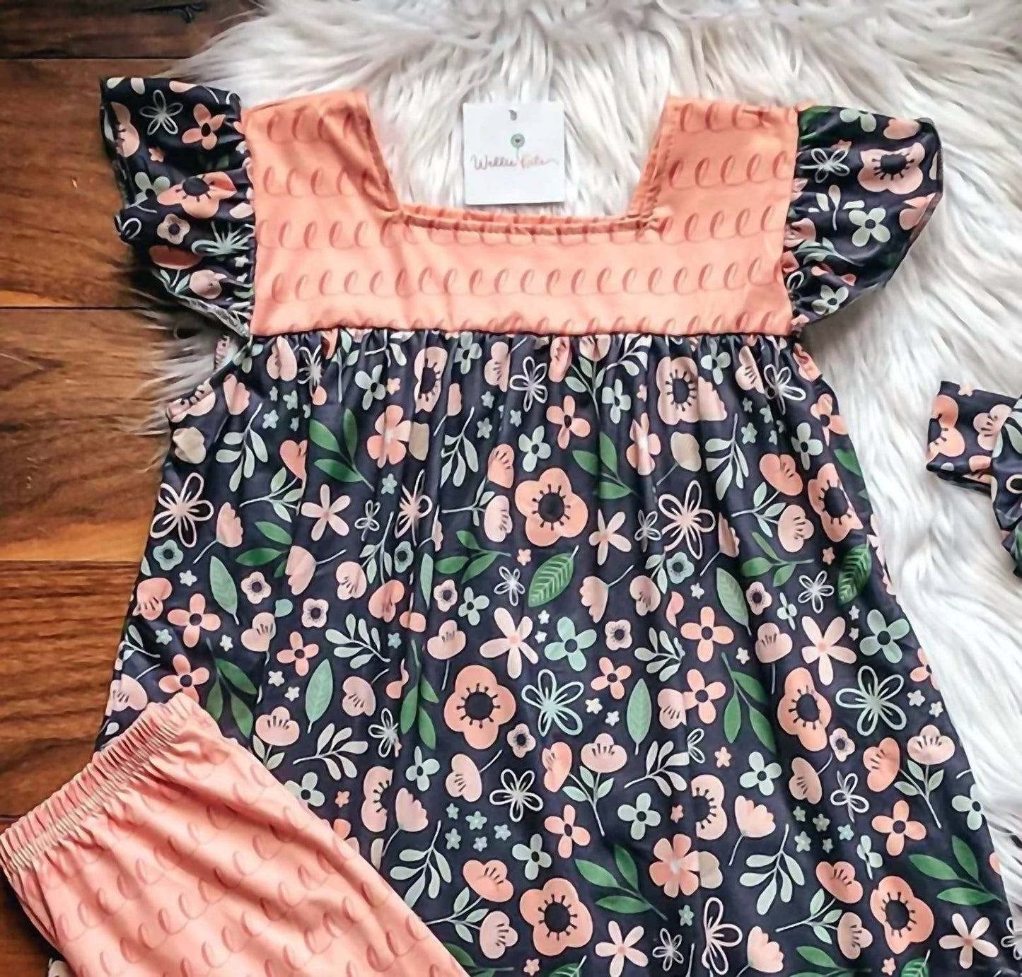 Girls Happiness Blooms Capri Set