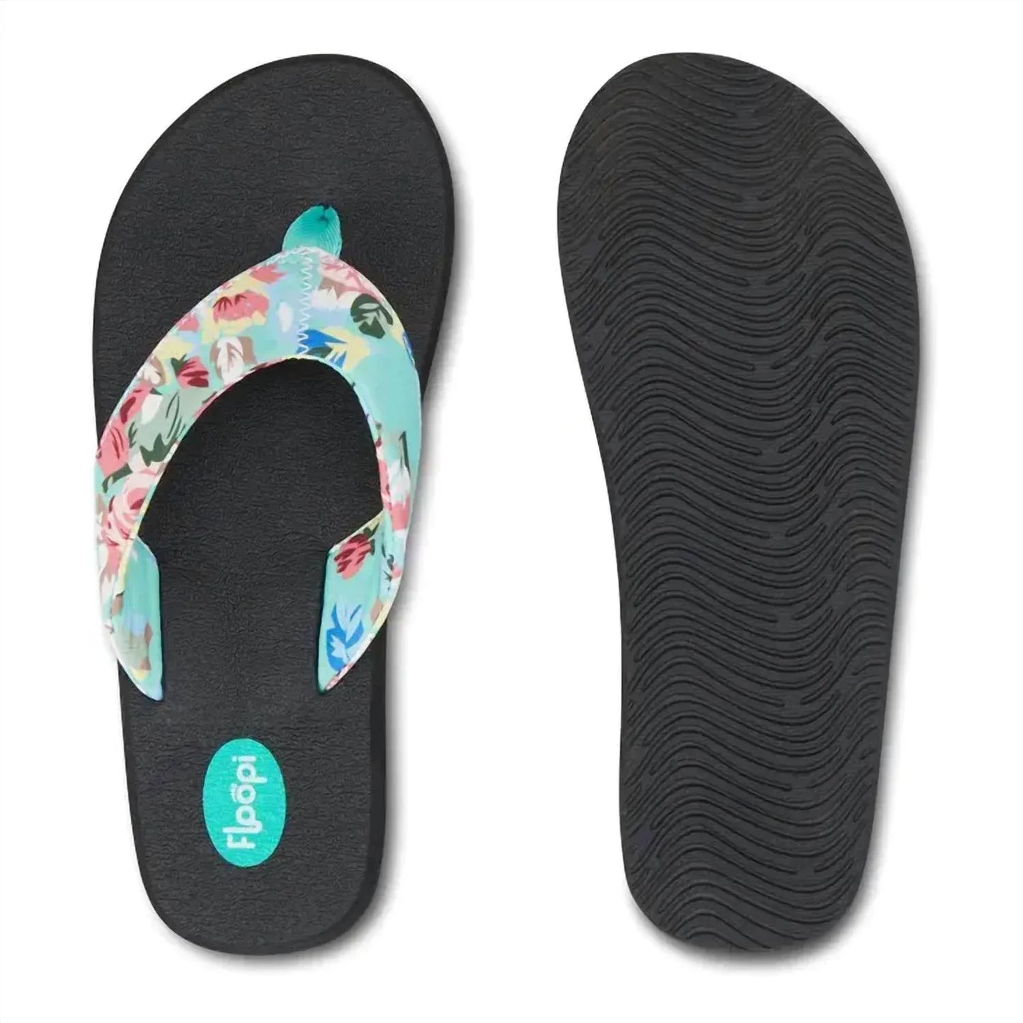 Floopi - Women's Isabella Yoga Mat Floral Flip Flop - Rack Hunt