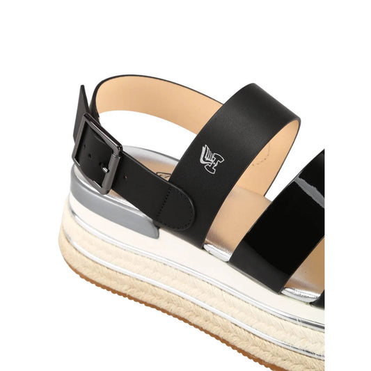 Women's Leather Wedge Sandals