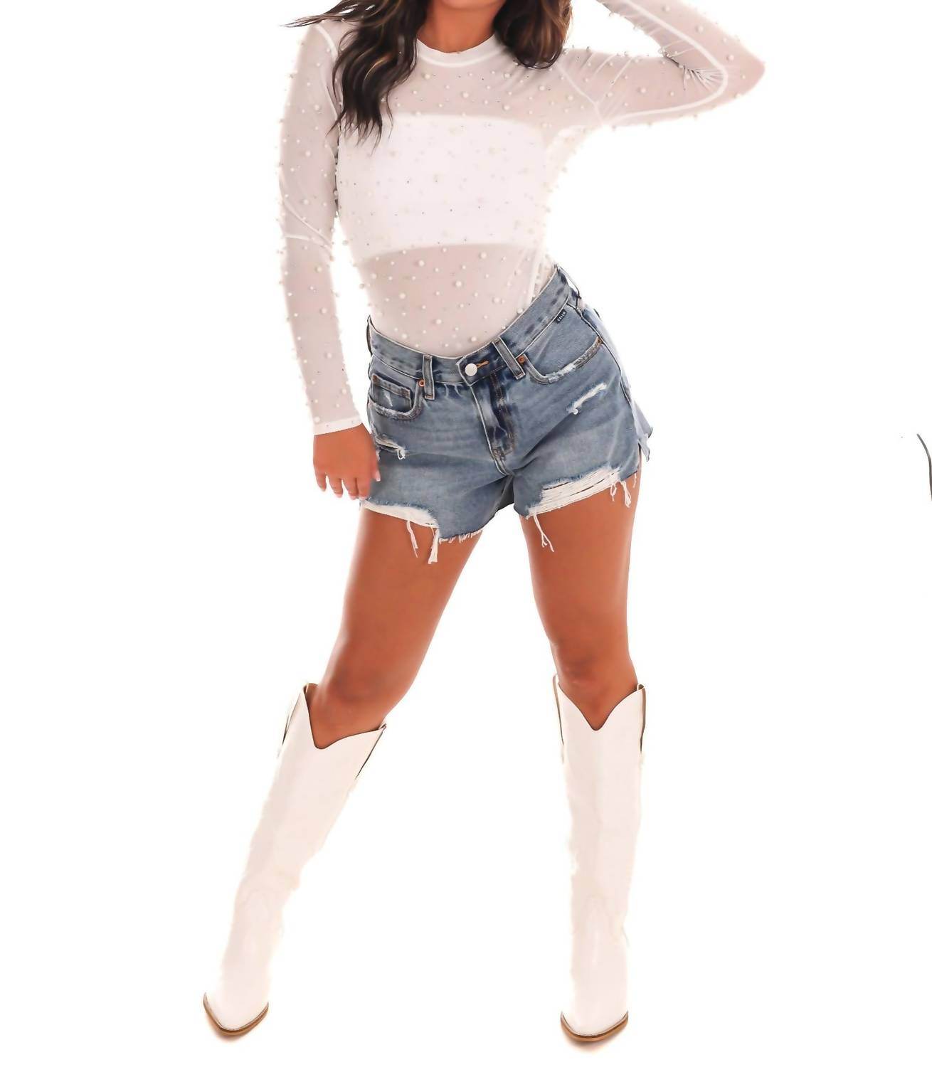 Best & Best - Shiny And Sassy Sheer Bodysuit - Rack Hunt -