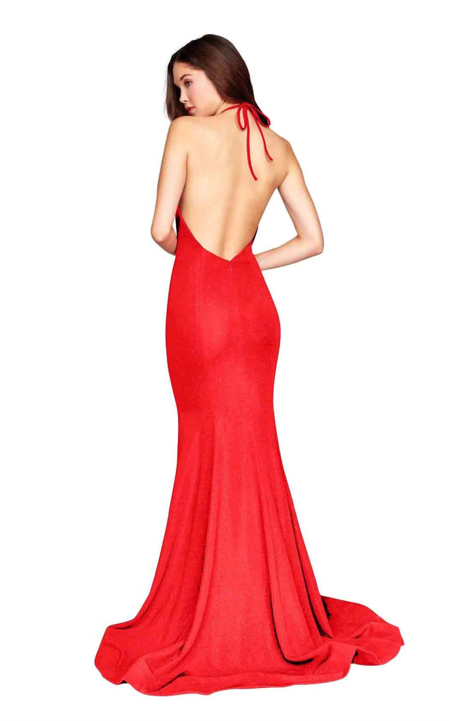 Sleeveless Halter Maxi Dress