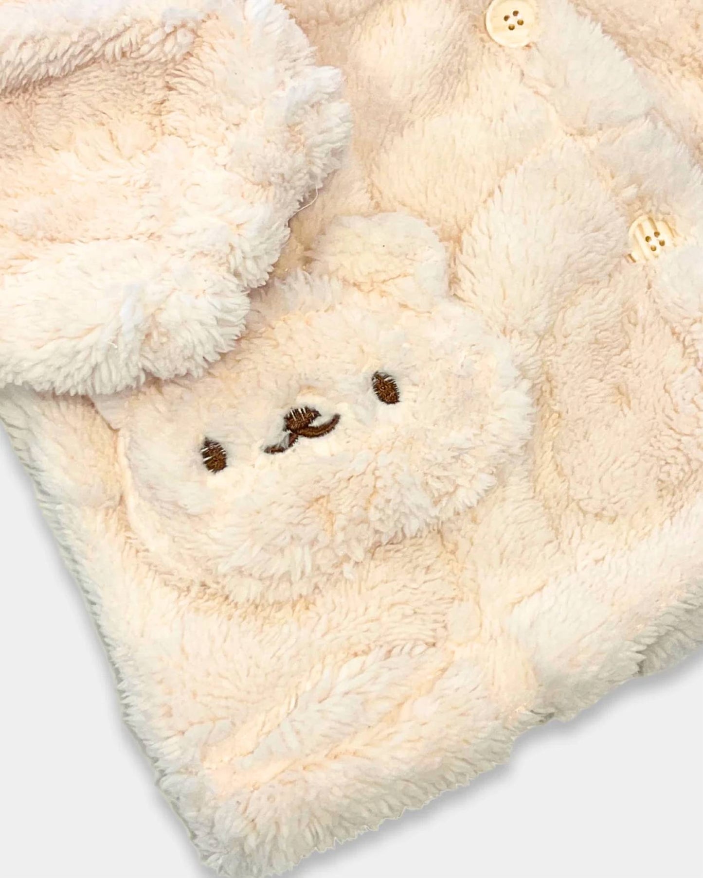 Kid's Two-piece Bear Cozy Plush Pant Set