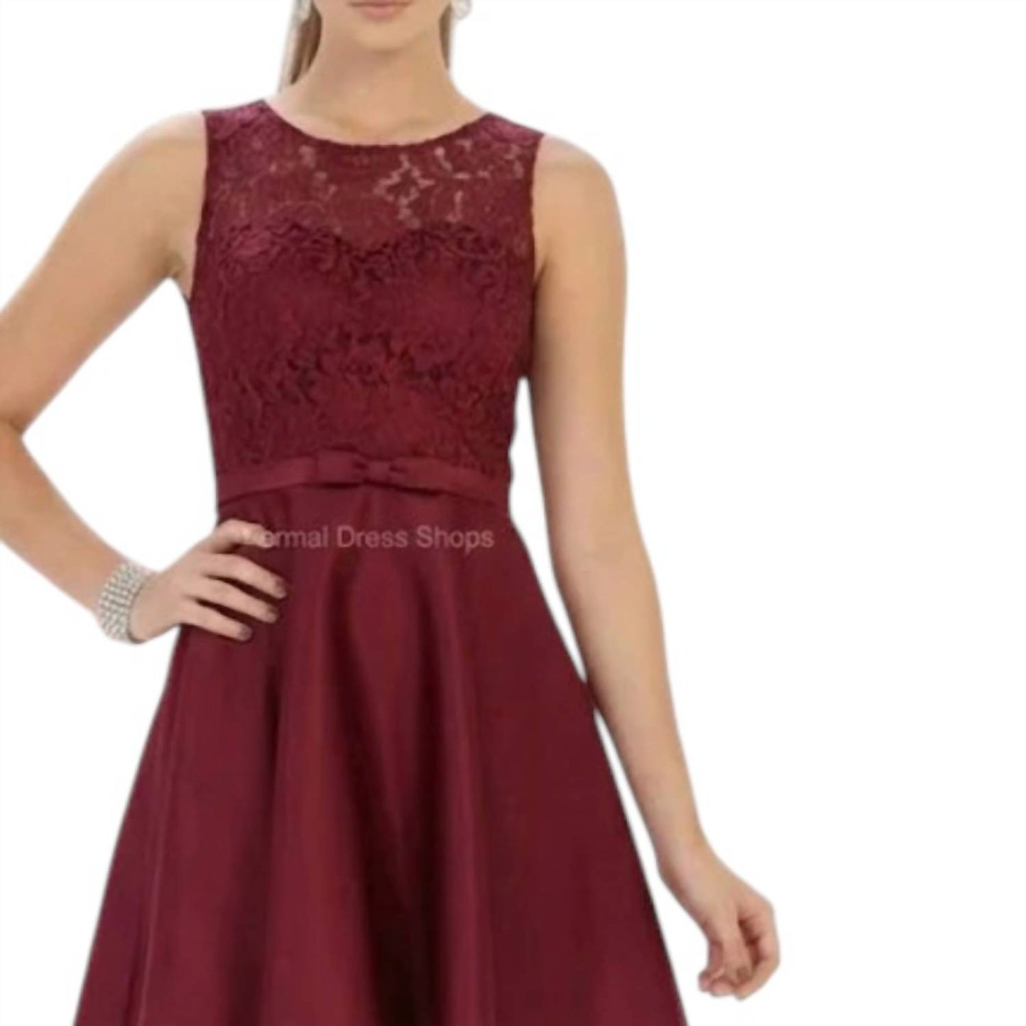 Simple & Classy Short Bridesmaids Dress