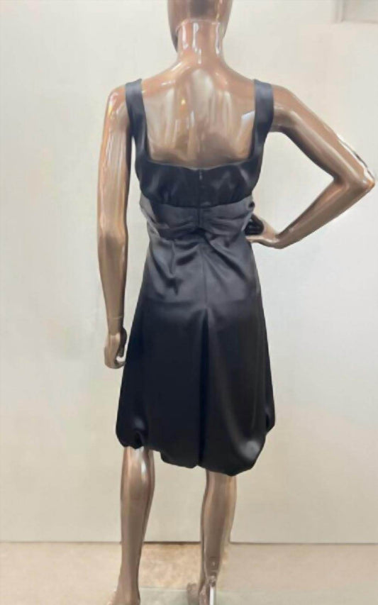 ABS Collection - Satin Cocktail Dress With Bow - Rack Hunt -