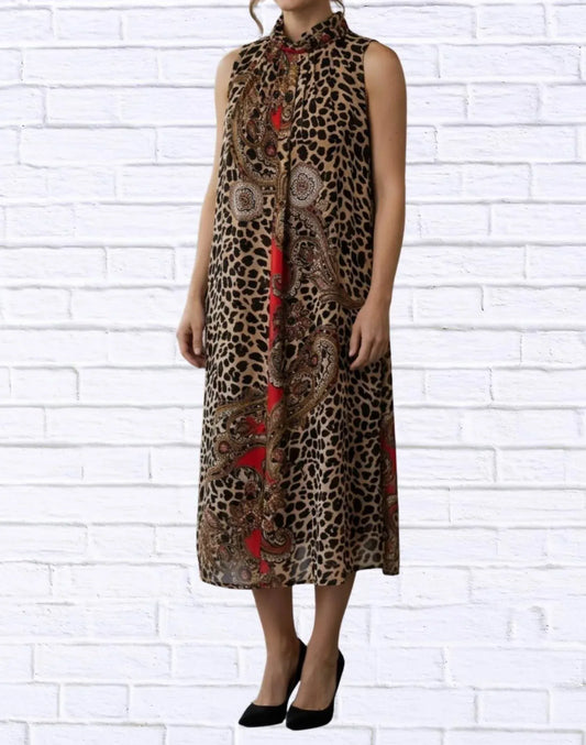 Diva USA - Print Sleeveless Maxi Dress - Rack Hunt