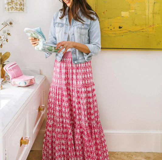 BROOKS AVENUE - Triple Tiered Maxi Skirt - Rack Hunt