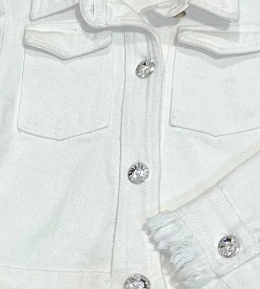 Girl's Sand Denim Jacket