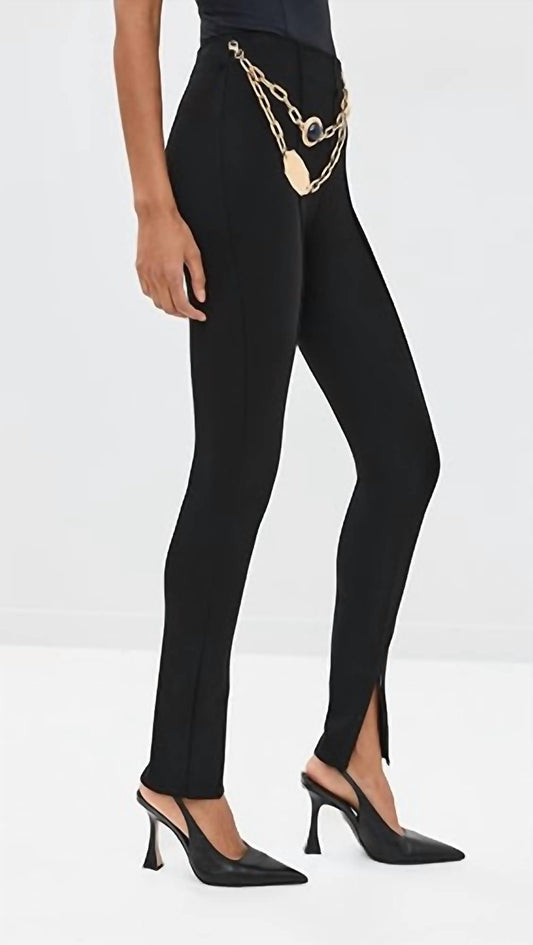 Chain Belt Leggings