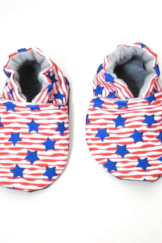 Cabooties - Baby Stars And Stripes Canvas Shoes - Rack Hunt
