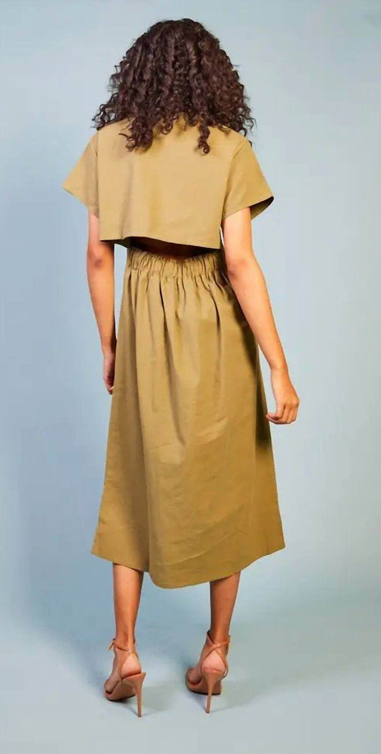 Ellia Boutique - Baloot Cotton Midi Dress - Rack Hunt -