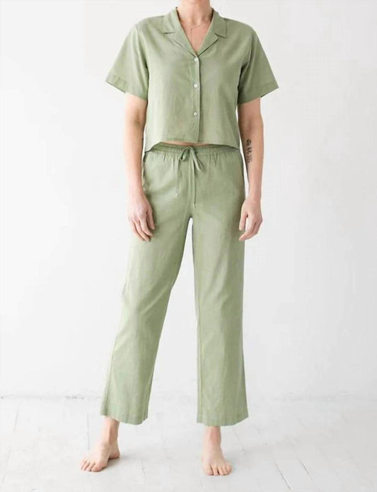 Woven High Waisted Pants