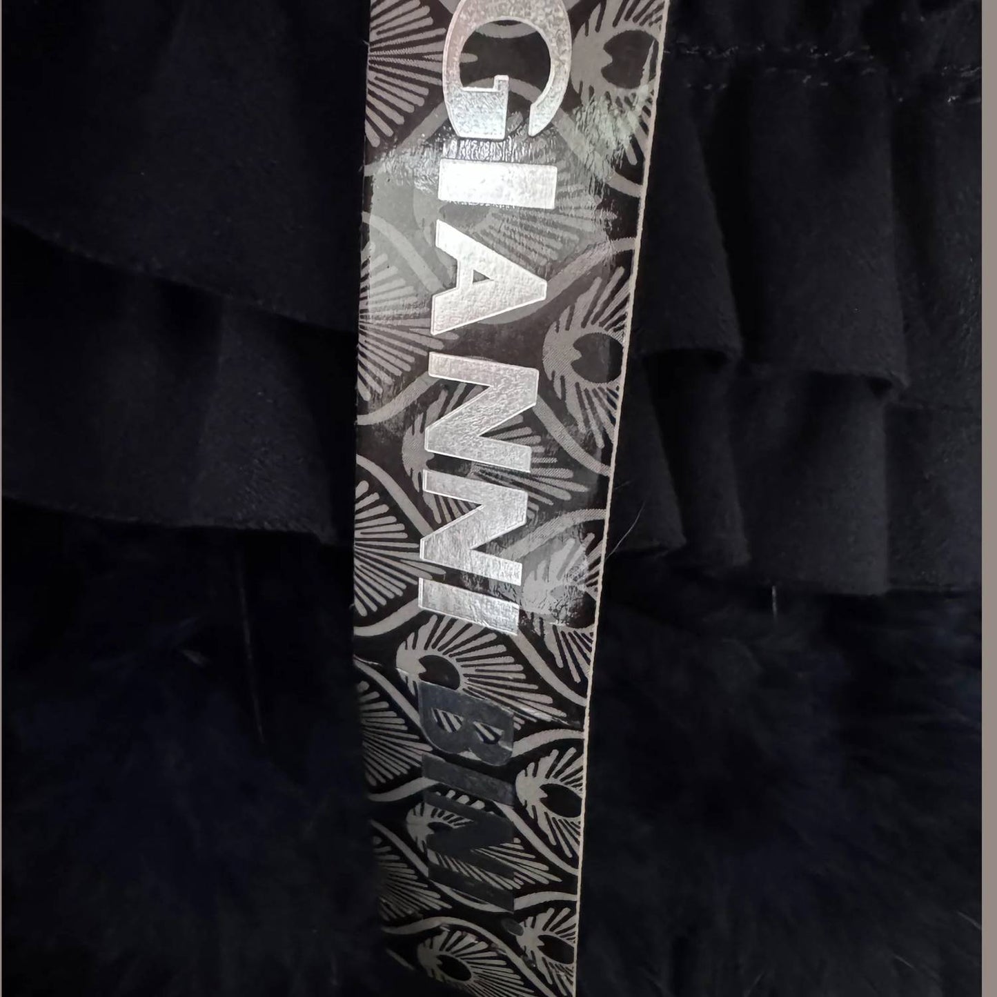 Lucy Cocktail Dress With Genuine Ostrich Feathers