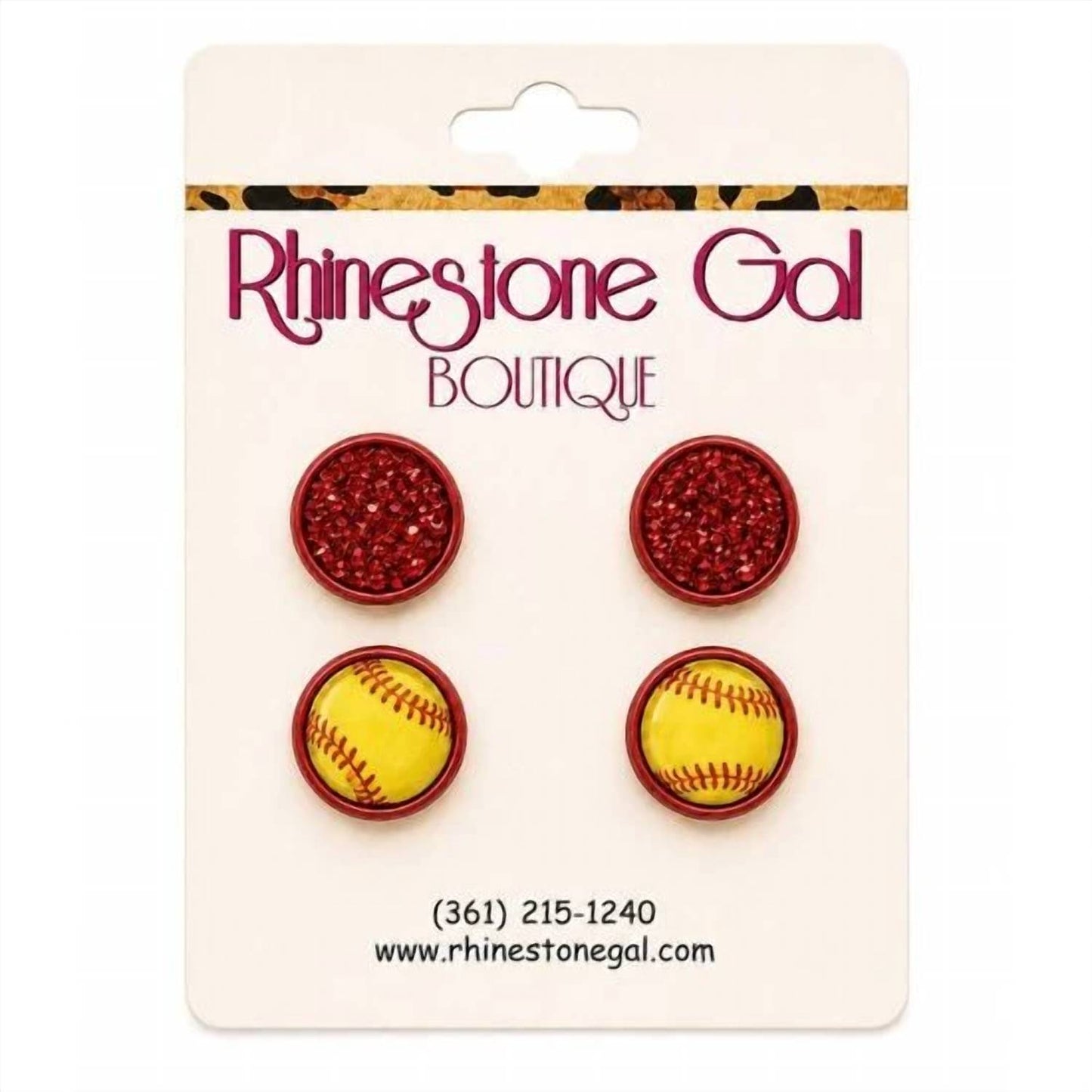 Women's Druzy Stud Earring Set