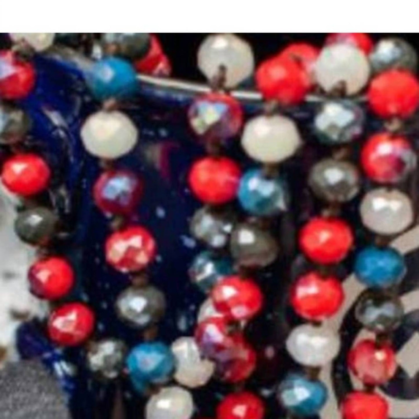 Women's Beads With Leather Fringe Necklace & Earrings