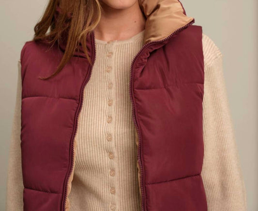 Kansas Reversible Puffer Vest