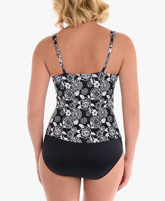 Mini Picks Printed Tummy Control One Piece Swimsuit