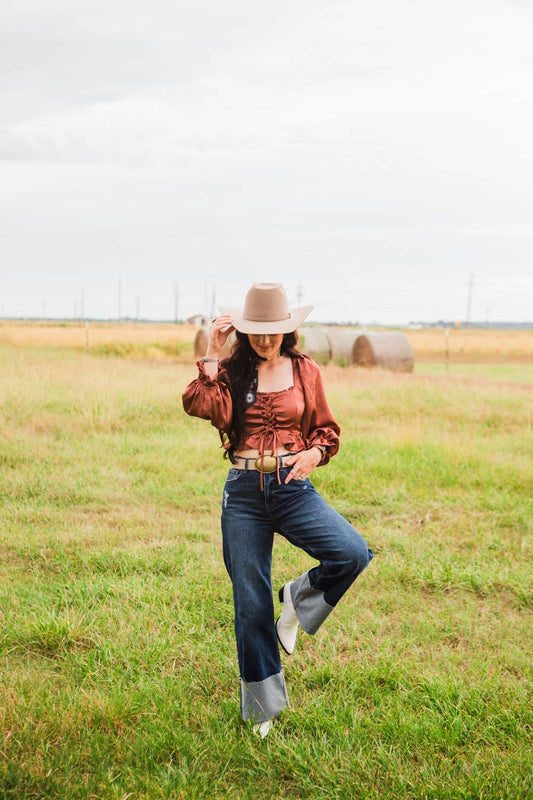 Lulu Belle Wide Leg Jeans